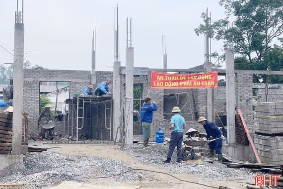 Gấp rút thi công, sớm đưa các trạm y tế vào phục vụ Nhân dân