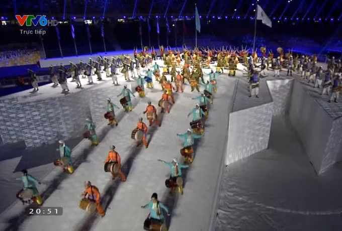 le khai mac sea games 29 da tiec anh sang am thanh