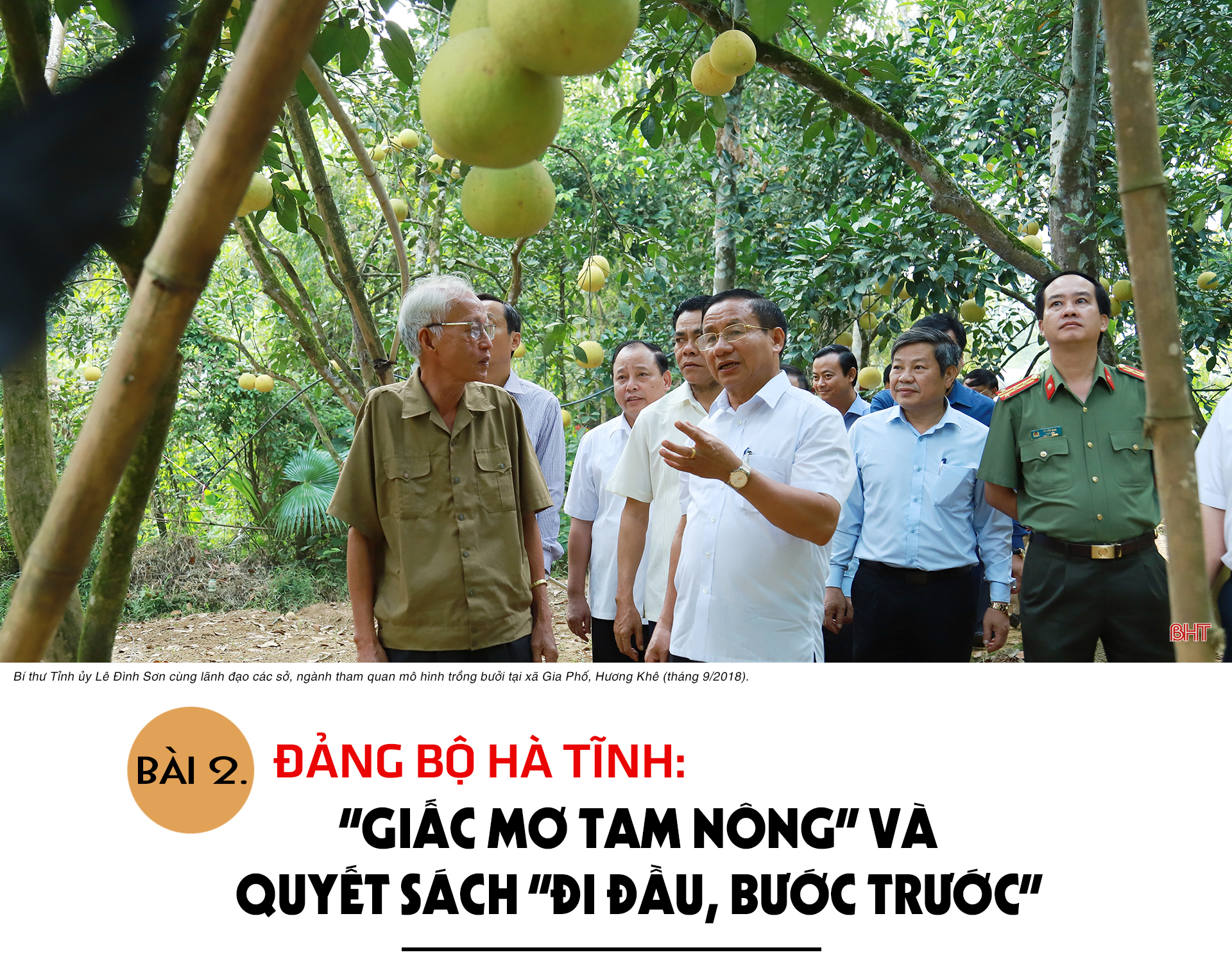 Nông thôn mới Hà Tĩnh – mới từ ý Đảng, lòng dân (Bài 2): Đảng bộ Hà Tĩnh: “Giấc mơ tam nông” và quyết sách “đi đầu, bước trước”