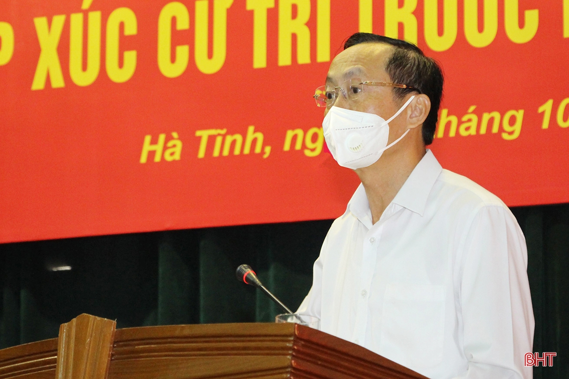 Cử tri Hà Tĩnh cần thẳng thắn phản ánh thực trạng ở cơ sở