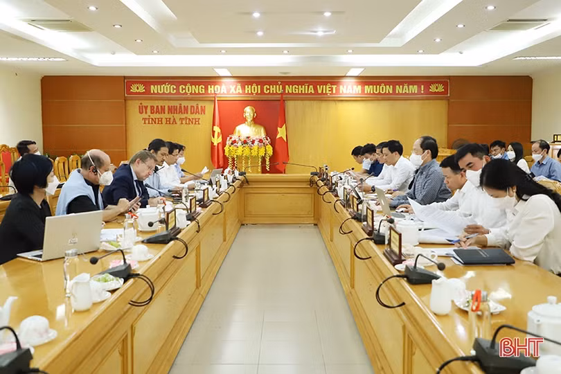 Hà Tĩnh đề nghị AFD tiếp tục hỗ trợ thực hiện dự án về ứng phó biến đổi khí hậu