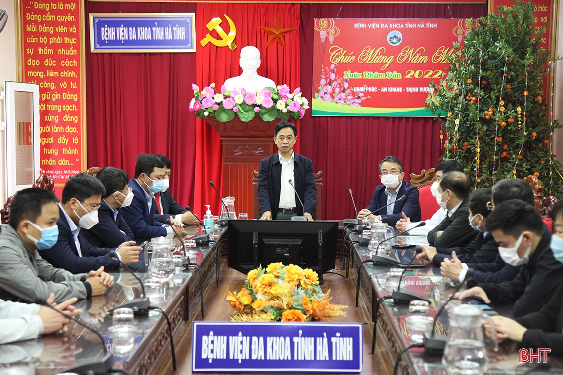 Phó Bí thư Thường trực Tỉnh ủy chúc tết các đơn vị dịp tết Nhâm Dần 2022