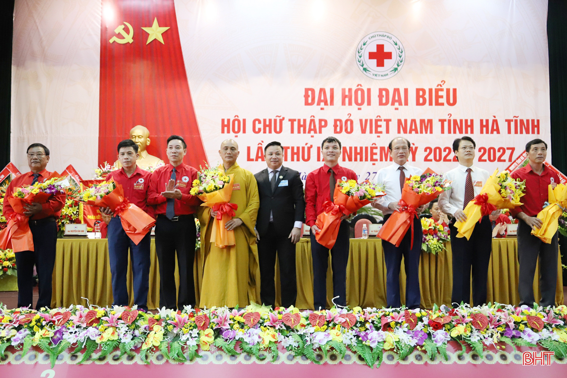 Ông Mai Lê Thuộc tái cử Chủ tịch Hội Chữ thập đỏ tỉnh Hà Tĩnh