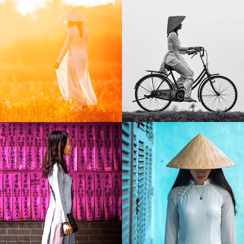 ao dai viet nam tuyet dep duoi ong kinh nhiep anh gia phap