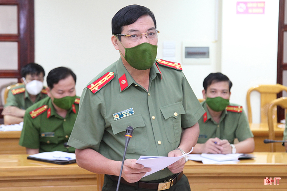 Công an Hà Tĩnh tiếp thu góp ý, hoàn thiện 3 đề án trình Kỳ họp thứ 3 HĐND tỉnh khóa XVIII