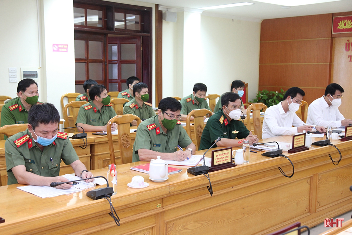 Công an Hà Tĩnh tiếp thu góp ý, hoàn thiện 3 đề án trình Kỳ họp thứ 3 HĐND tỉnh khóa XVIII