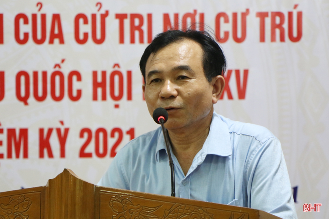 Lấy ý kiến cử tri giới thiệu ông Trần Thế Dũng ứng cử đại biểu HĐND Hà Tĩnh