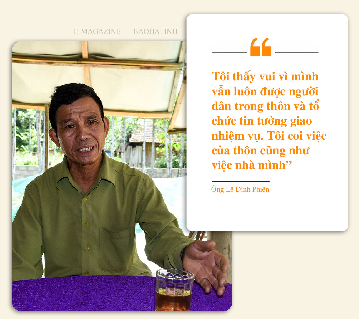 Vào Đảng ở tuổi 62