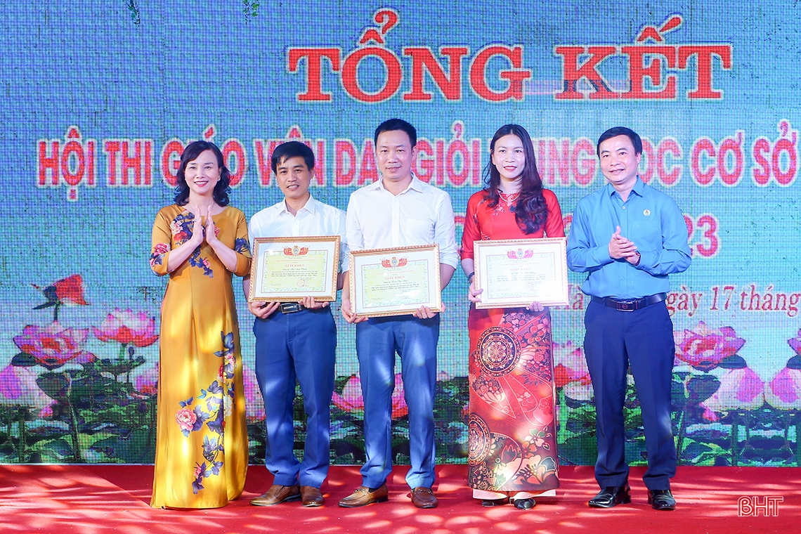 Hà Tĩnh tuyên dương 173 giáo viên trung học cơ sở dạy giỏi