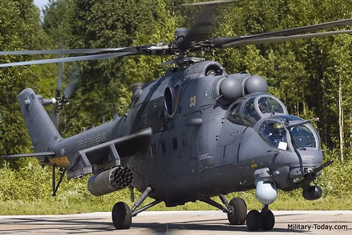 Uy lực máy bay trực thăng tấn công Mi-35M do Nga sản xuất