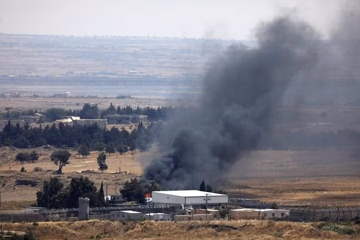 Ảnh: Cuộc chiến khốc liệt ở Syria nhìn từ phía Israel