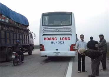Hiện trường vụ tai nạn.