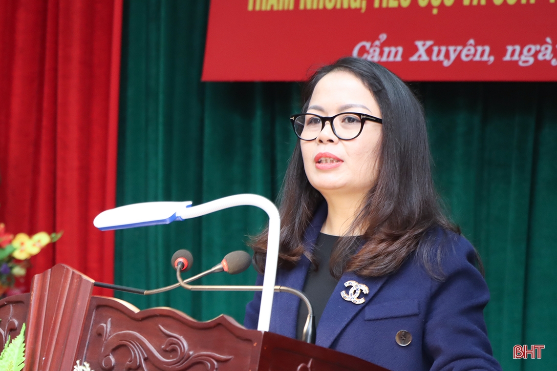 Cẩm Xuyên tiếp tục hiện tốt công tác xây dựng Đảng, xây dựng chương trình hành động sát thực tiễn