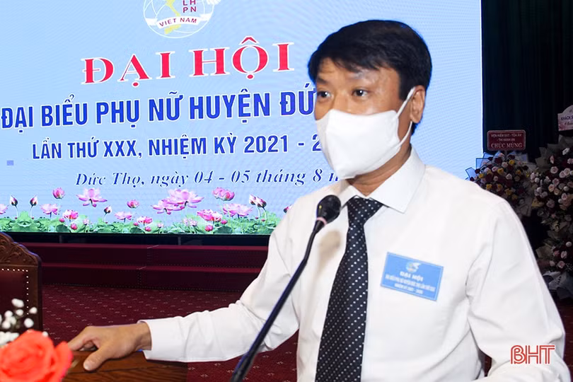 Bà Trần Thị Thùy Nhung tái cử Chủ tịch Hội LHPN huyện Đức Thọ