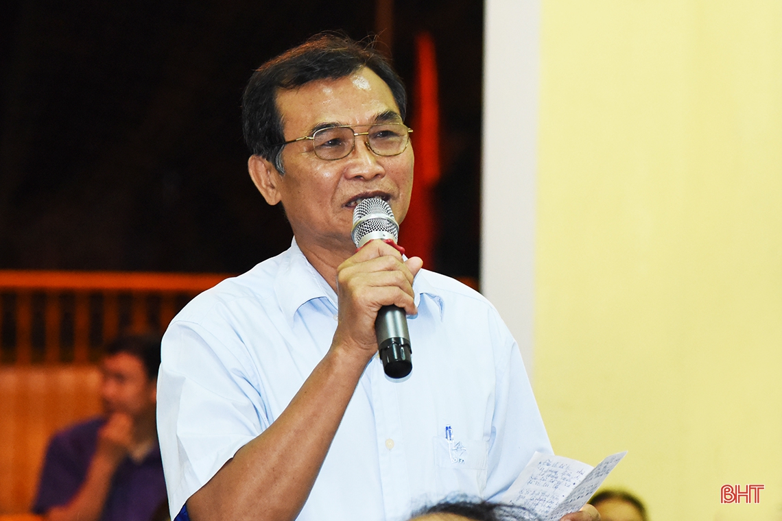 Địa phương đầu tiên ở Hà Tĩnh lấy ý kiến nơi cư trú với người ứng cử ĐBQH khóa XV và HĐND các cấp