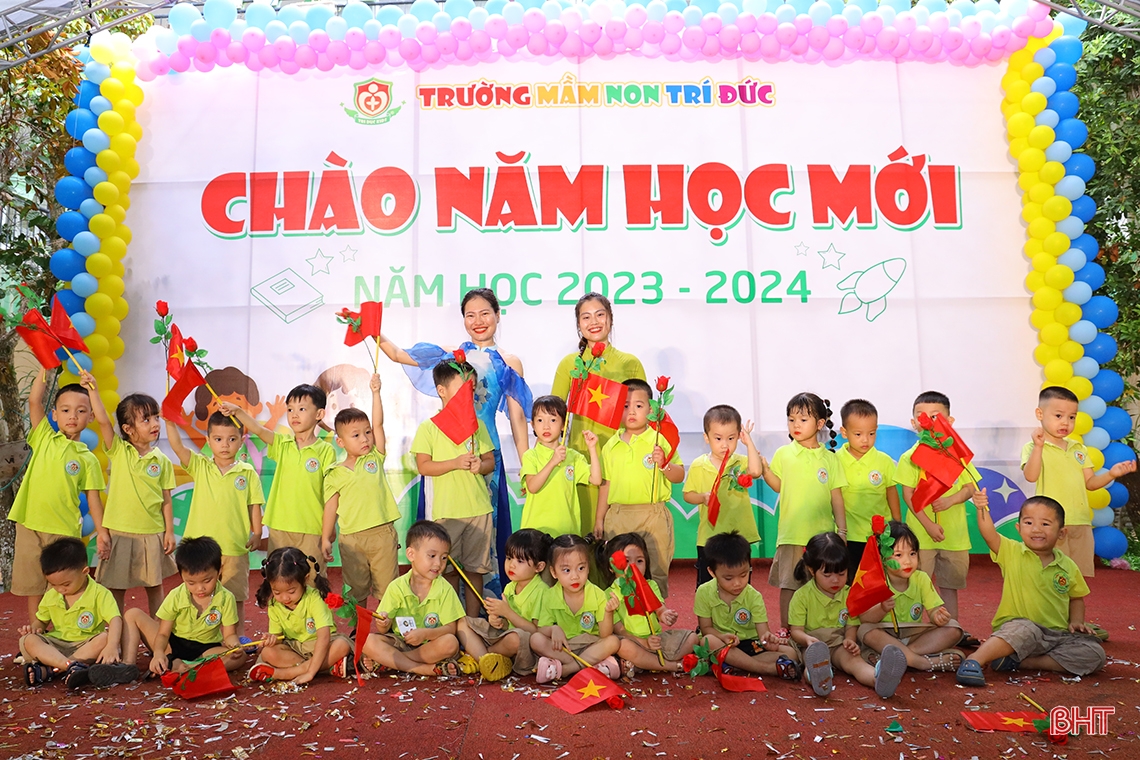 Các trường học ở Hà Tĩnh khai giảng năm học 2023 - 2024