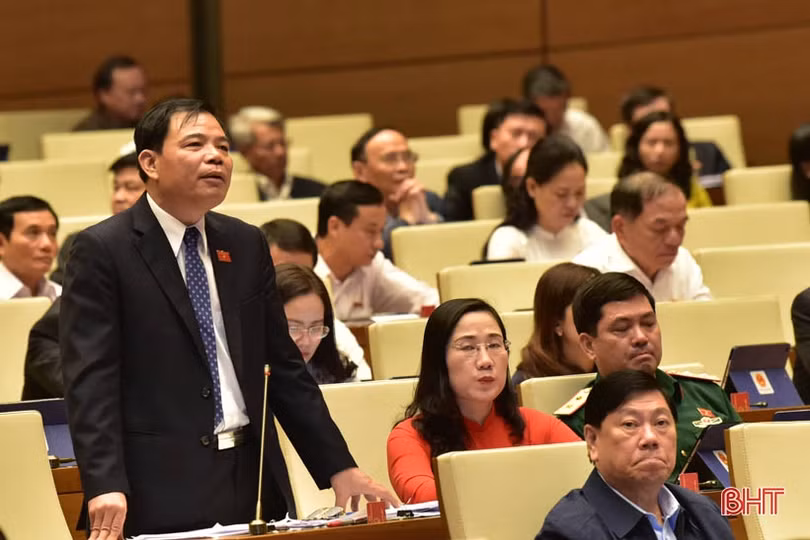 Đại biểu Quốc hội Hà Tĩnh nêu vấn đề đã tính việc tham mưu sắp xếp đơn vị hành chính cấp tỉnh