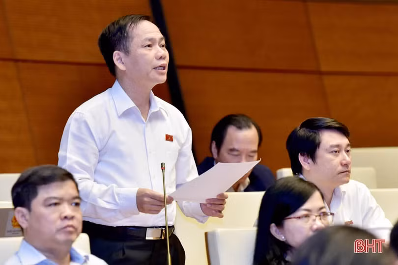 Đại biểu Quốc hội Hà Tĩnh nêu vấn đề đã tính việc tham mưu sắp xếp đơn vị hành chính cấp tỉnh