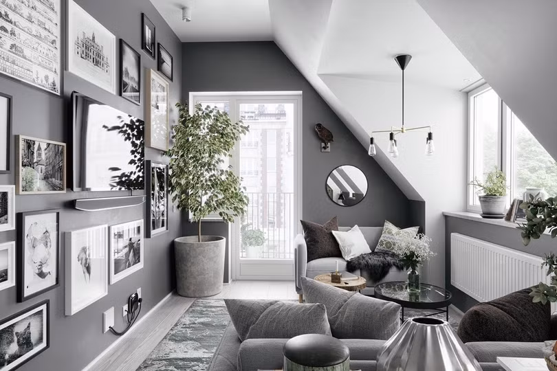 Cầu thang thép gỗ uốn lượn đi trên mặt nước - điểm nhấn độc đáo trong không gian nội thất