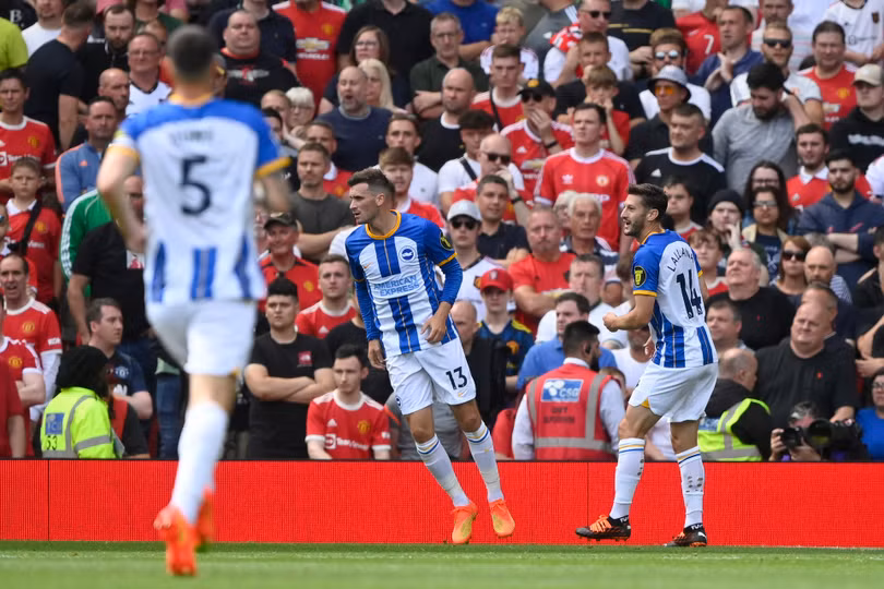 Man United thua Brighton trên sân nhà Old Trafford