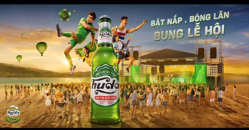 Bật nắp Huda, mở ra những trải nghiệm lễ hội bóng đá biển “chưa từng có”