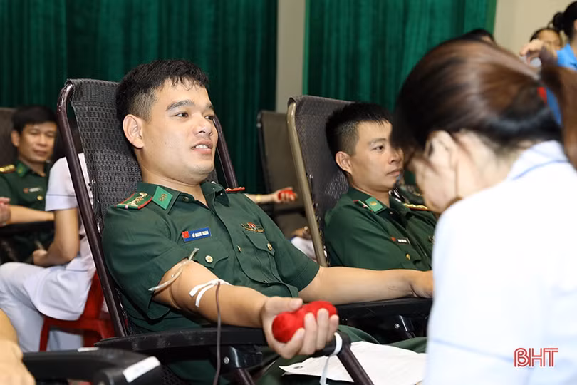 Ngày hội hiến máu tình nguyện ở TX Kỳ Anh tiếp nhận 283 đơn vị máu