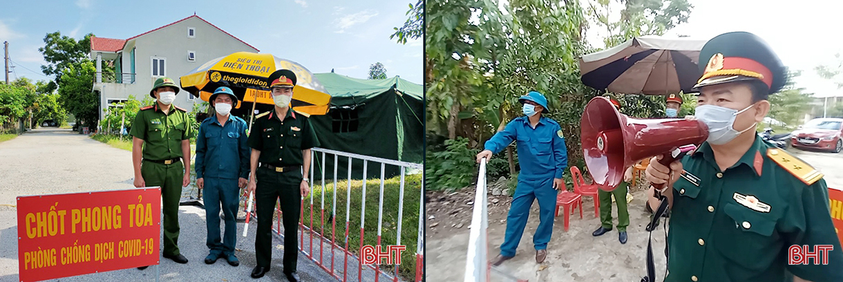Những “pháo đài” chống dịch Covid-19 ở Hà Tĩnh (Bài 3): Lực lượng vũ trang vững vàng trên trận tuyến mới