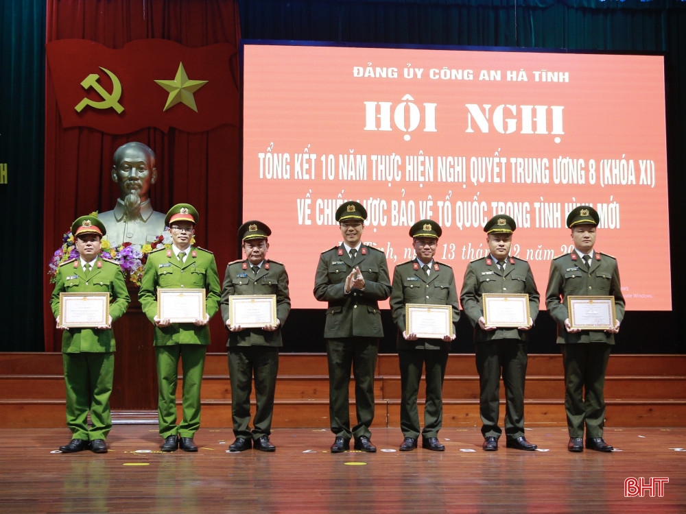 Công an Hà Tĩnh thực hiện tốt nhiệm vụ, góp phần bảo vệ an ninh quốc gia