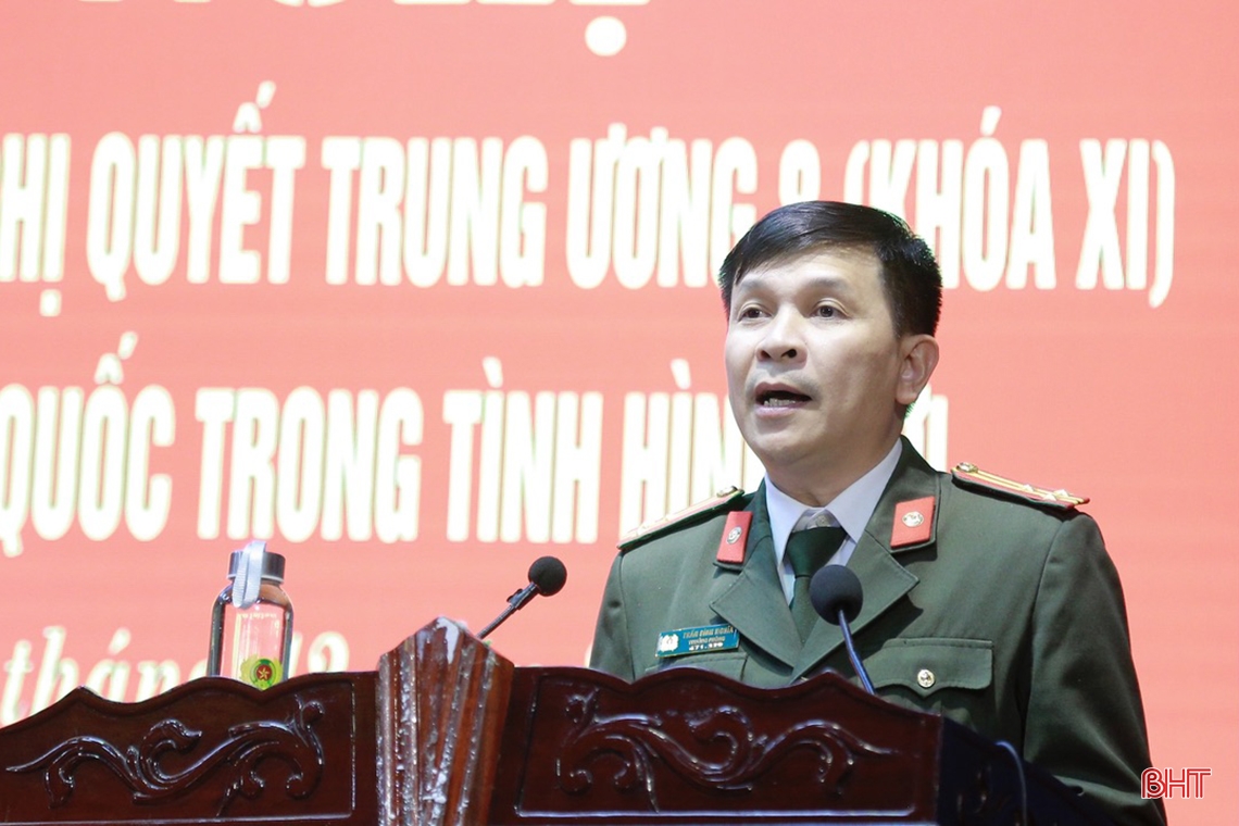 Công an Hà Tĩnh thực hiện tốt nhiệm vụ, góp phần bảo vệ an ninh quốc gia