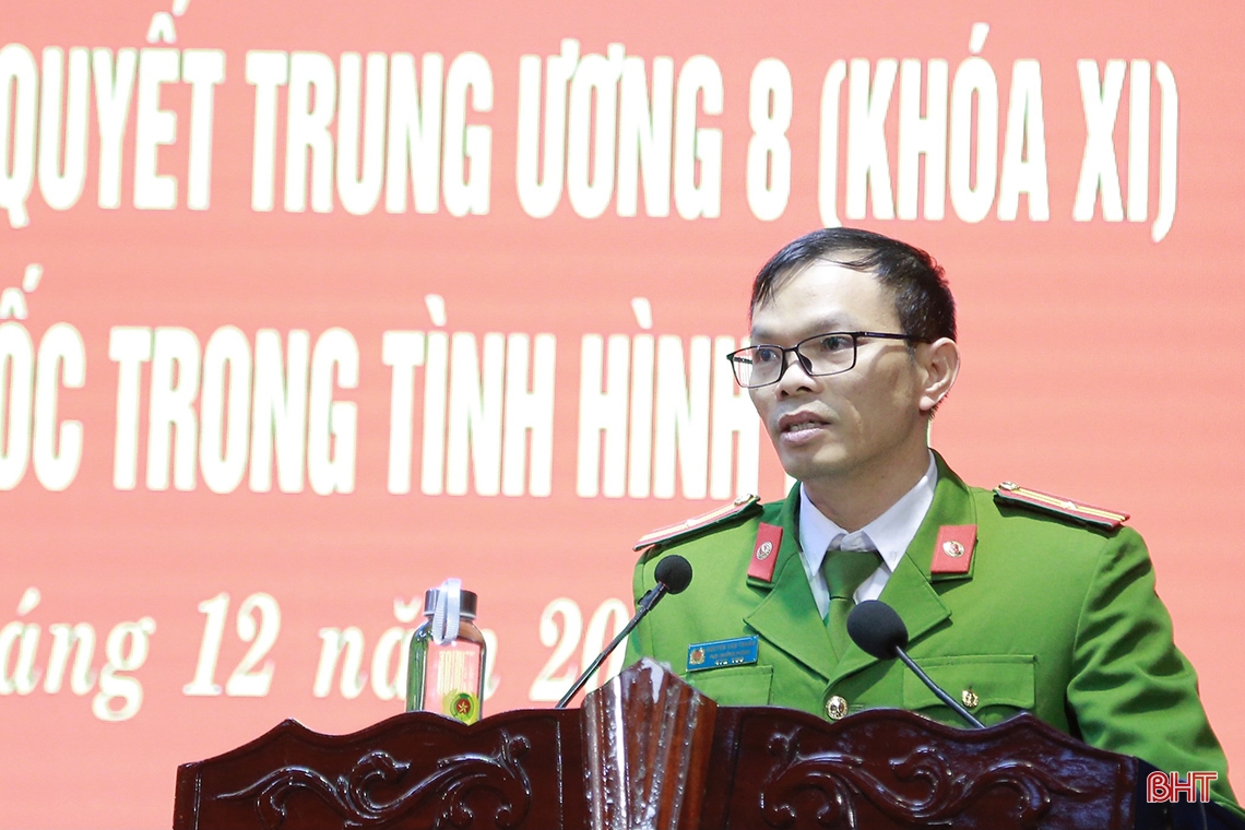 Công an Hà Tĩnh thực hiện tốt nhiệm vụ, góp phần bảo vệ an ninh quốc gia