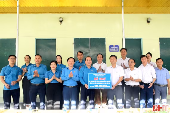 Khánh thành nhà ở nội trú cho đoàn viên, người lao động tại xã Sơn Kim 1