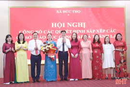 Các địa phương ở Hà Tĩnh sắp xếp trường học theo mô hình mới