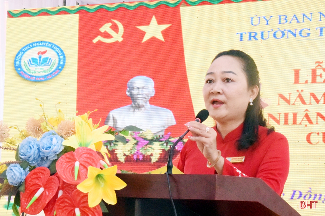Các trường học ở Hà Tĩnh khai giảng năm học 2023 - 2024
