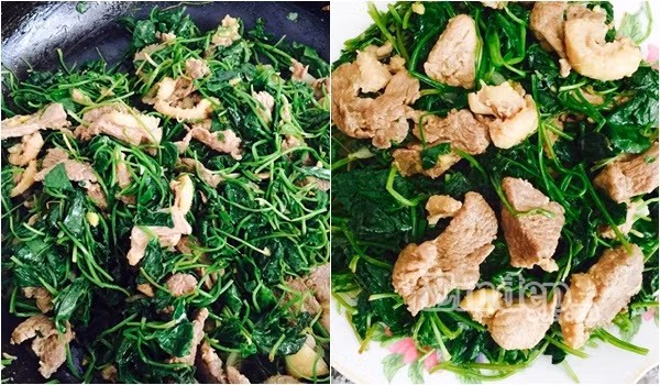 ngan xao rau ma rat ngon cho mam com cuoi tuan