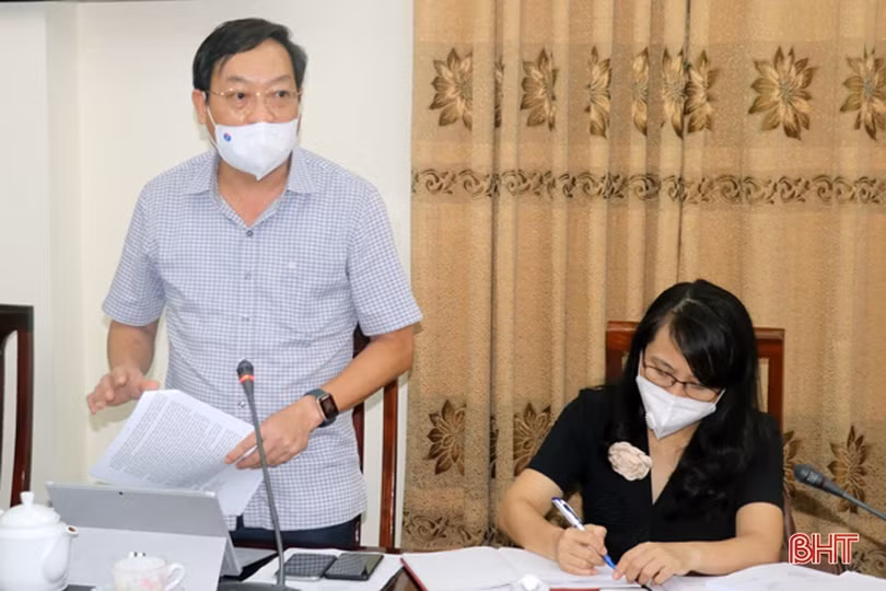 Thống nhất số liệu, làm rõ các nội dung trình Kỳ họp thứ 2 HĐND tỉnh Hà Tĩnh
