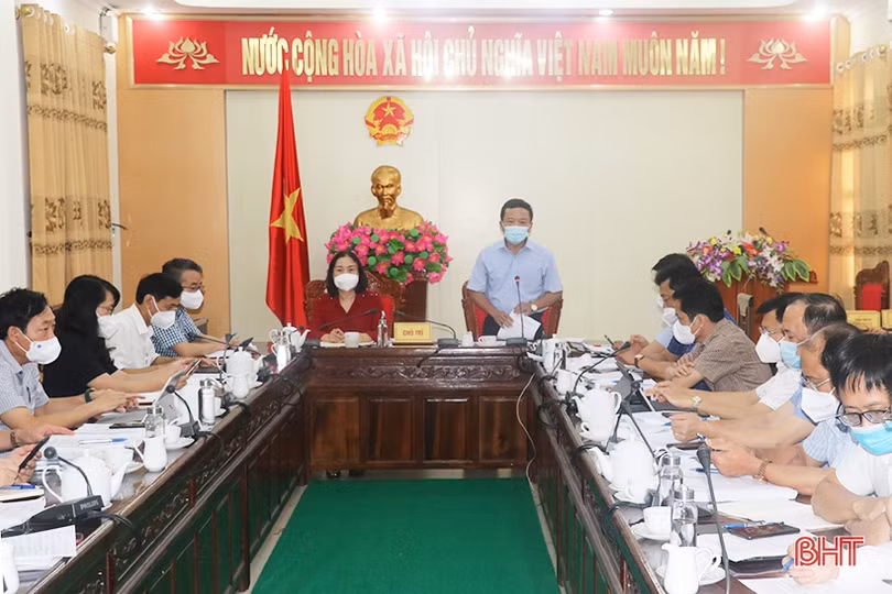Thống nhất số liệu, làm rõ các nội dung trình Kỳ họp thứ 2 HĐND tỉnh Hà Tĩnh