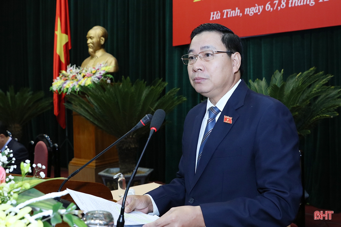 Bế mạc Kỳ họp thứ 18, Hội đồng nhân dân tỉnh Hà Tĩnh