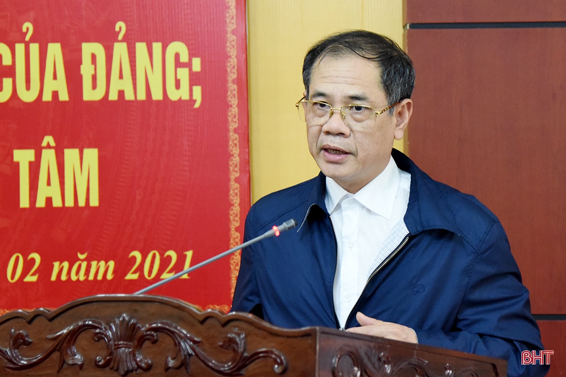 Hà Tĩnh thông báo kết quả Đại hội XIII của Đảng bằng hình thức trực tuyến