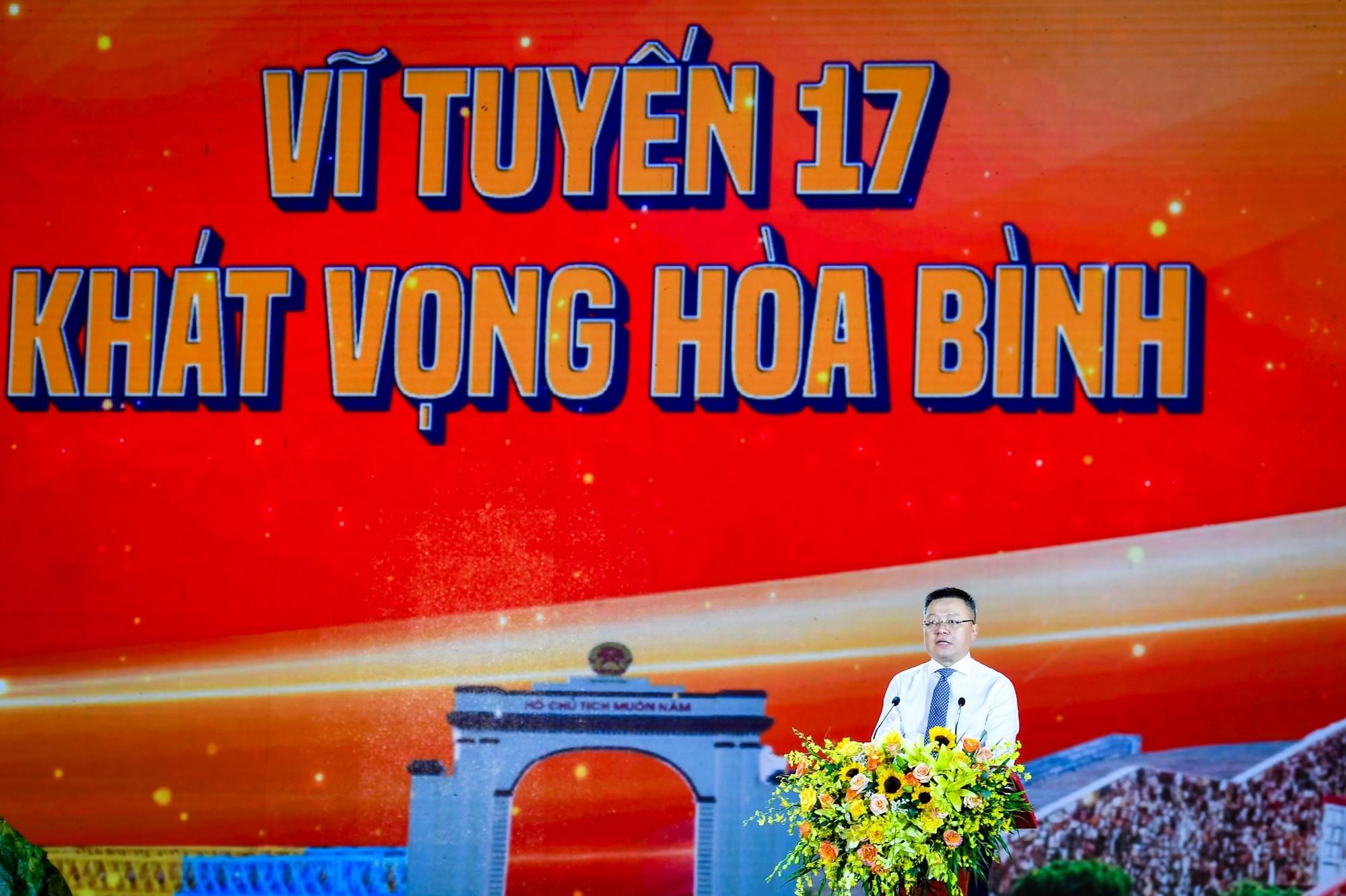 Đồng chí Lê Quốc Minh phát biểu tại chương trình.