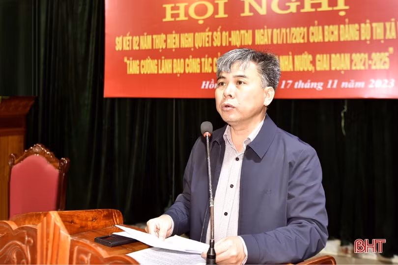 TX Hồng Lĩnh tiếp tục đầu tư, hiện đại hoá nền hành chính