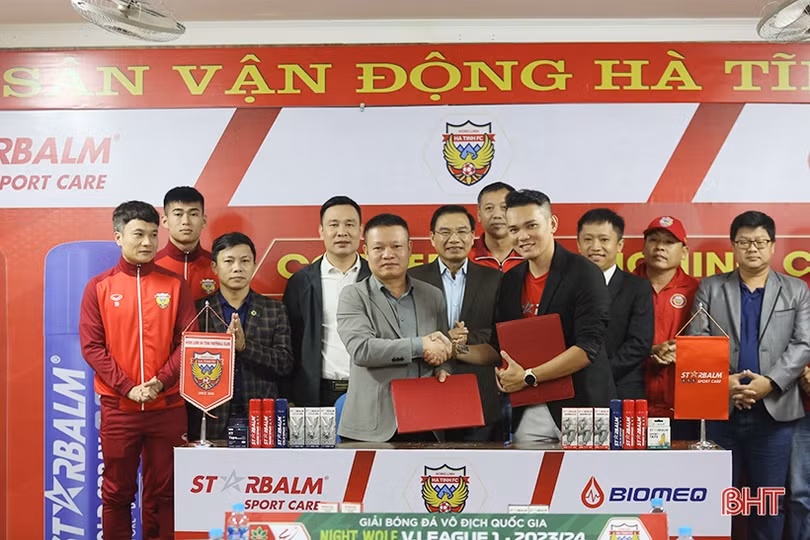 Starbalm Hà Lan trở thành nhà tài trợ của Hồng Lĩnh Hà Tĩnh