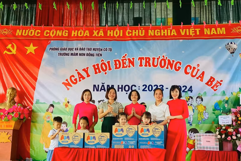 Hơn 1 triệu ly sữa tiếp tục đồng hành trẻ nhỏ đón chào năm học mới