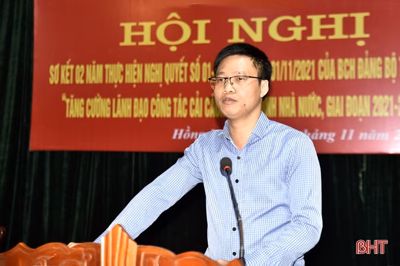 TX Hồng Lĩnh tiếp tục đầu tư, hiện đại hoá nền hành chính