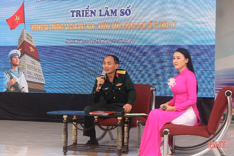 Triển lãm số 3D “Hoàng Sa, Trường Sa là của Việt Nam” tại Nghi Xuân