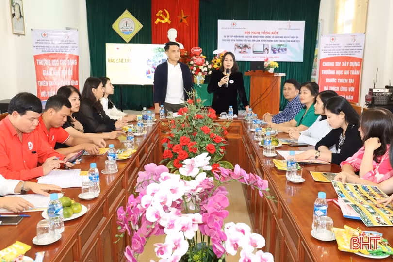 Trang bị nhiều kỹ năng ứng phó thiên tai cho học sinh Hương Sơn