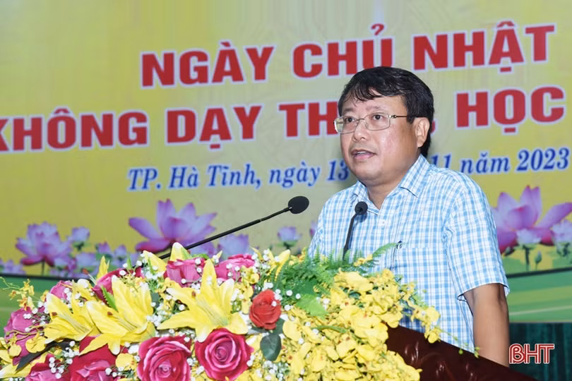 TP Hà Tĩnh phát động “Ngày Chủ nhật không dạy thêm, học thêm”