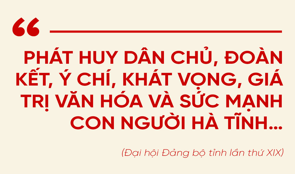 Đoàn kết, nỗ lực đưa Hà Tĩnh phát triển bền vững