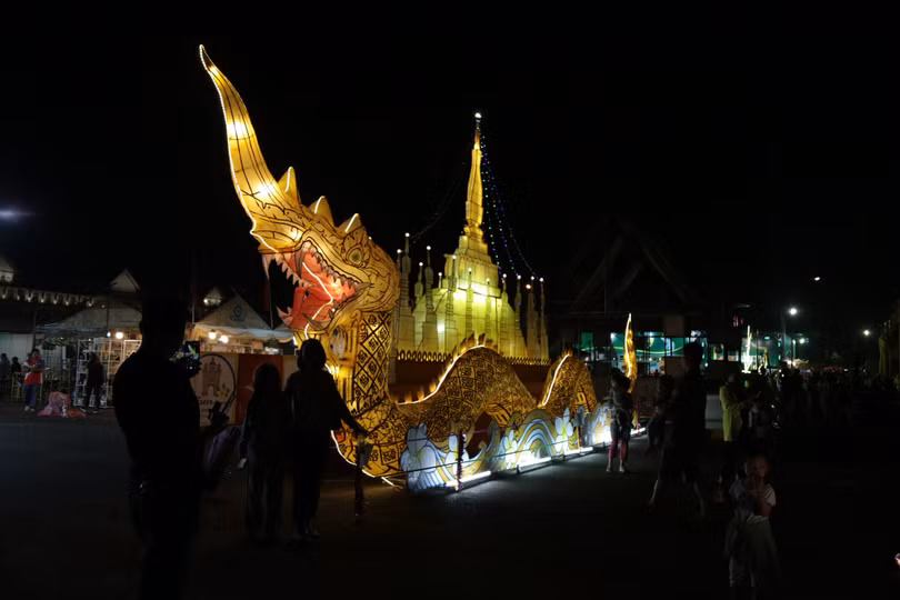 Diện mạo mới của Thủ đô Vientiane trước thềm lễ hội That Luang
