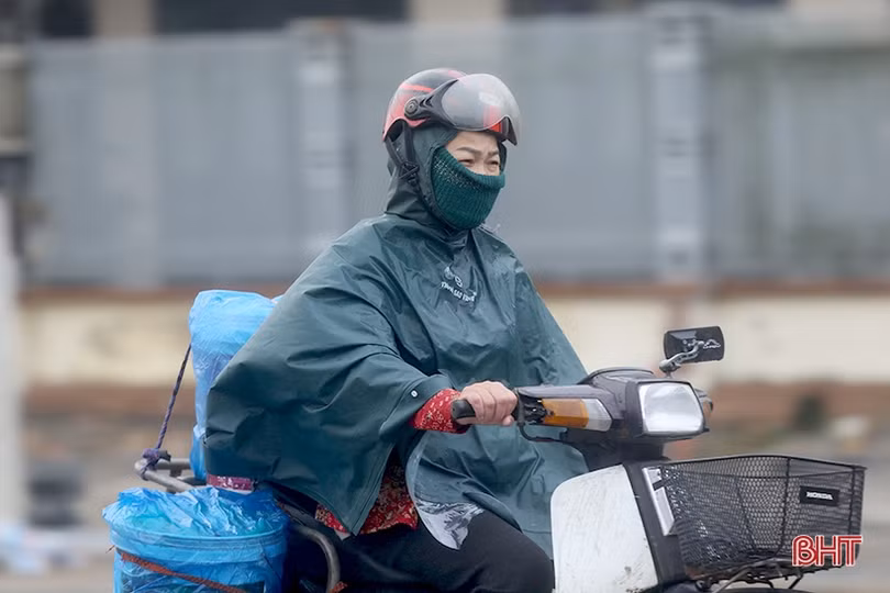 Không khí lạnh tăng cường, Hà Tĩnh có mưa vài nơi