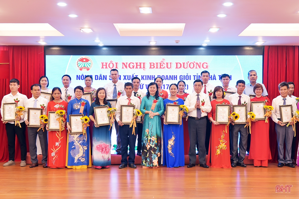 Hà Tĩnh biểu dương 114 tập thể, cá nhân xuất sắc trong phong trào nông dân sản xuất kinh doanh giỏi